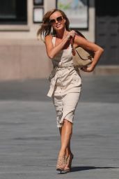 Amanda Holden in Strappy Summer Dress 06/25/2020