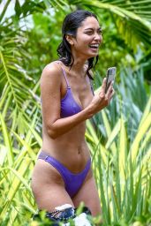 Ambra Gutierrez in Bikini - Miami 06/11/2020