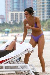 Ambra Gutierrez in Bikini - Miami 06/11/2020