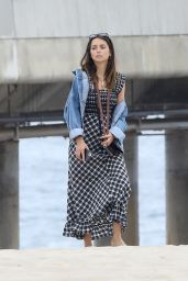 Ana De Armas - Out For a Walk Along the Beach in Venice 06/18/2020