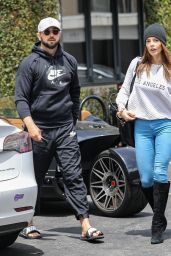 Ashley Greene With Her Husband Paul Khoury at South Beverly Grill in Beverly Hills 06/18/202