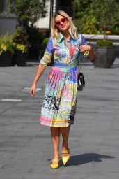Ashley Roberts in Elegant Printed Midi Dress 06/09/2020