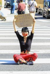 Bai Ling - Black Lives Matter Protest in Studio City 06/03/2020