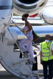 Bella Hadid and Hailey Bieber on Their Way Home From Sardinia 06/27/2020
