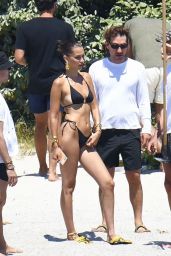 Bella Hadid in a Bikini - Photoshoot at the Beach in Corsica 06/24/2020