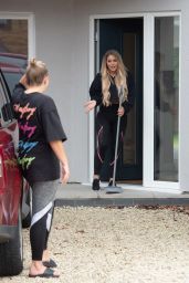Bianca Gascoigne - Outside Her House in North London 06/17/2020