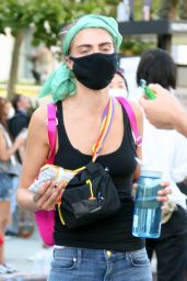 Cara Delevingne - Protesting in LA 06/03/2020