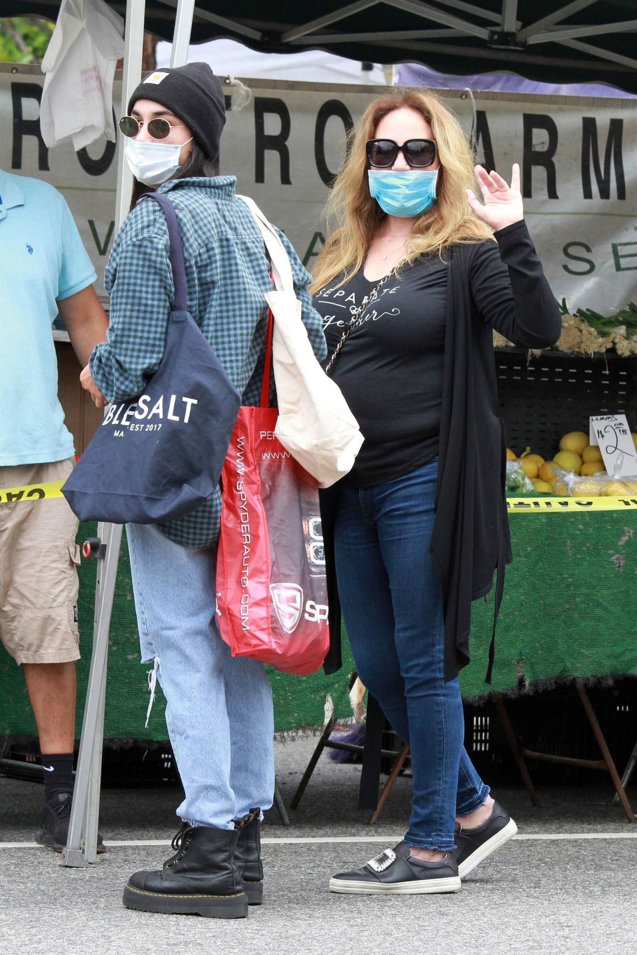 Catherine Bach - Farmers Market in LA 06/28/2020