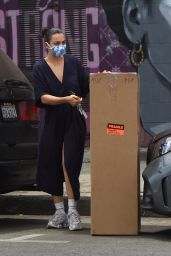 Charli XCX at a Framing Store in LA 06/25/2020