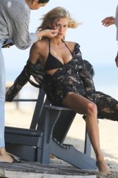 Charlotte McKinney - Hits the Beach for a Photo Session in LA 06/22/2020