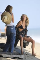 Charlotte McKinney - Hits the Beach for a Photo Session in LA 06/22/2020