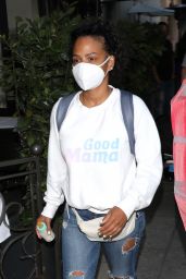 Christina Milian at Madeo Restaurant in Beverly Hills 06/17/2020