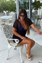 Claudia Romani in Mini Dress - Facebook Photoshoot, March 2014