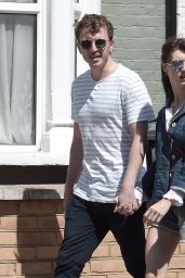 Daisy Edgar-Jones and Her Boyfriend Tom Varey - Out in London 06/14/2020