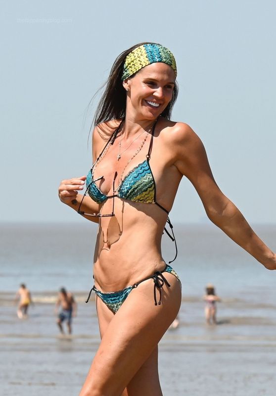 Danielle Lloyd in a Bikini - Weston Supermare Beach 06/25/2020