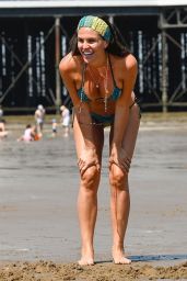 Danielle Lloyd in a Bikini - Weston Supermare Beach 06/25/2020
