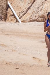Eiza Gonzalez in a Bikini on a Beach in Mexico 06/26/2020