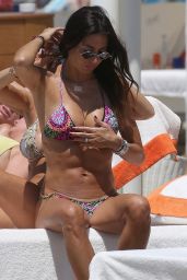 Elisabetta Gregoraci in a Bikini at a Beach in Forte Dei Miami 06/21/2020