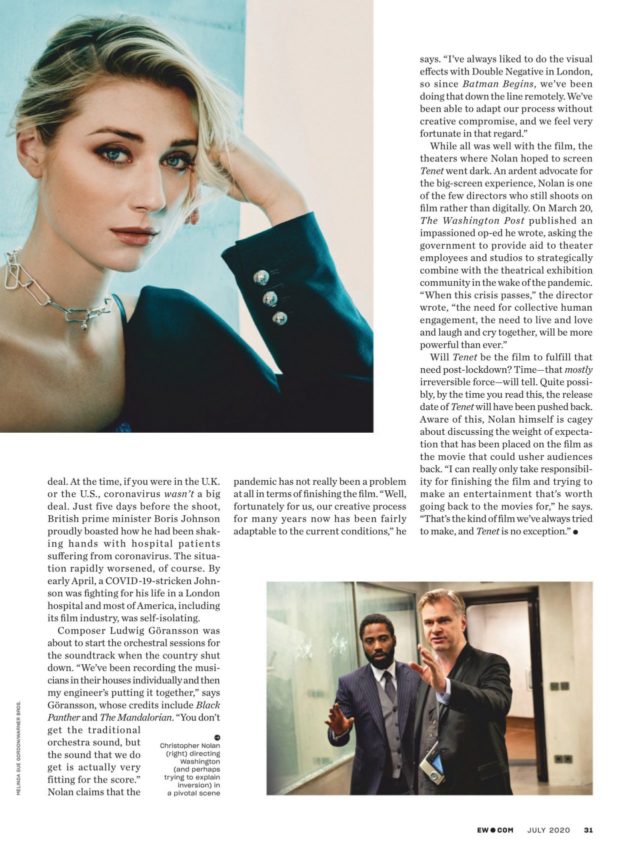 Elizabeth Debicki - Entertainment Weekly 07/01/2020 Issue • CelebMafia