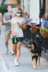 Emily Ratajkowski - Walking Her Dog in NYC 06/30/2020