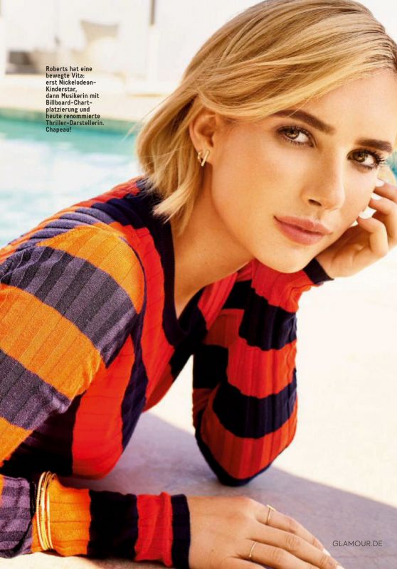 Emma Roberts - Glamour Germany July/August 2020 Issue