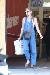 Emma Roberts in Street Outfit - Leaving CVS in Studio City 06/15/2020