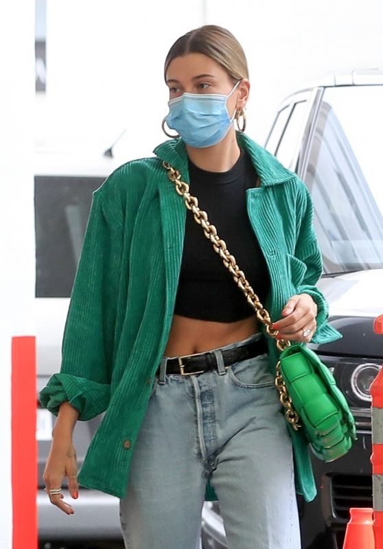 Hailey Bieber in Street Outfit - Beverly Hills 06/18/2020