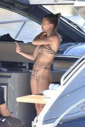 Hailey Rhode Bieber in Tropic of C Zebra Bikini 06/23/2020