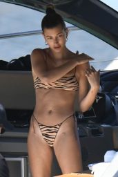 Hailey Rhode Bieber in Tropic of C Zebra Bikini 06/23/2020