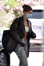 Hailey Rhode Bieber Outfit - Leaving Sardinia 06/27/2020