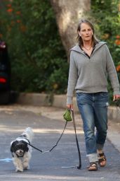 Helen Hunt - Walking Her Dogs in Pacific Palisades 06/28/2020