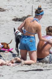 Ireland Baldwin in a Bikini - Beach in Malibu 06/27/2020