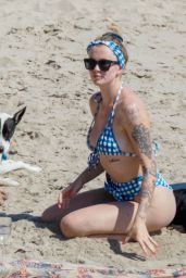 Ireland Baldwin in a Bikini - Beach in Malibu 06/27/2020