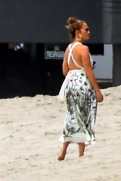 Jennifer Lopez - Beach in Malibu 06/21/2020