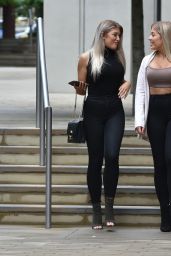 Jess Gale and Eve Gale - Leaving a Meeting in London 06/18/2020
