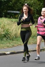 Jess Impiazzi - Jogging in Surrey 06/16/2020