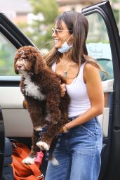 Jordana Brewster - Out in Brentwood 06/20/2020