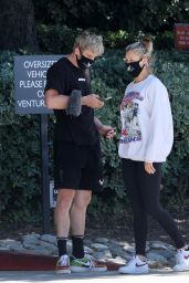 Josie Canseco and Logan Paul Heads to the Gym in Encino 06/25/2020