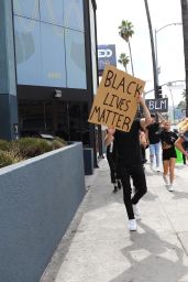 Josie Canseco - Protesting in Hollywood 06/02/2020