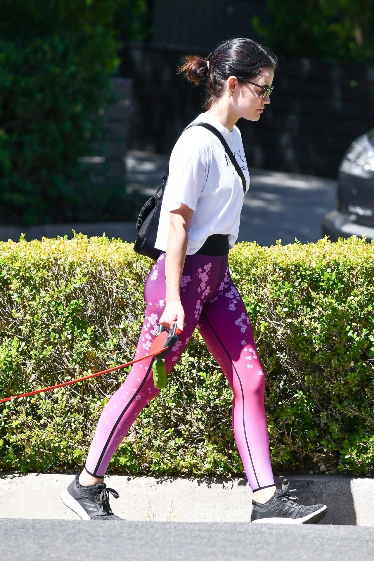 Lucy Hale in Spandex - Los Angeles 06/07/2020 • CelebMafia