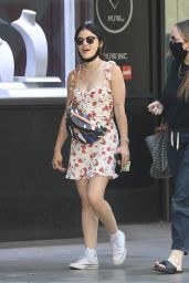 Lucy Hale in Summer Mini Dress - Jewelry District in LA 06/10/2020