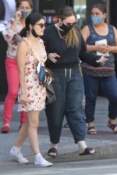 Lucy Hale in Summer Mini Dress - Jewelry District in LA 06/10/2020