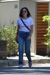Lucy Hale Street Outfit - Studio City 06/09/2020