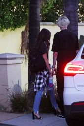 Megan Fox - Outside Machine Gun Kelly´s Mansion in LA 06/17/2020
