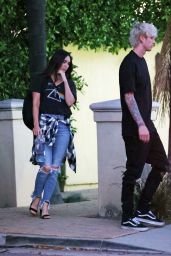 Megan Fox - Outside Machine Gun Kelly´s Mansion in LA 06/17/2020