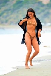 Michelle Hayden Hot in Bikini - Beach in Malibu 06/22/2020
