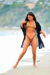 Michelle Hayden Hot in Bikini - Beach in Malibu 06/22/2020