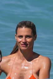 Michelle Hunziker in a Bikini on the Beach in Varigotti 06/24/2020