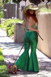 Phoebe Price in a Mermaid Outfit in Los Angeles 06/12/2020