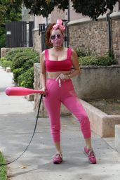 Phoebe Price in all Pink For a Workout 06/02/2020